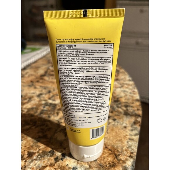Hello Bello SPF 55 Mineral Sunscreen Lotion + Prebiotics 3 Oz EXP 2/2024 - Picture 4 of 5